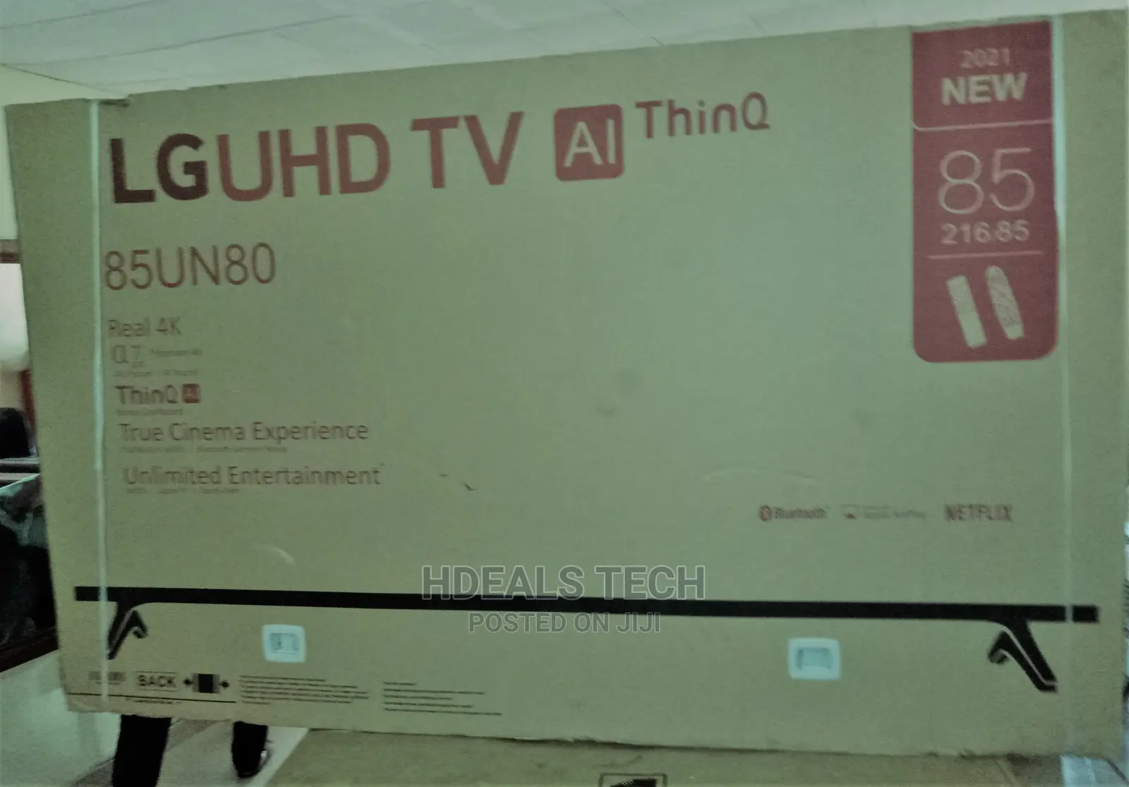 LG 85 Inches Smart TV With Netflix, Youtube