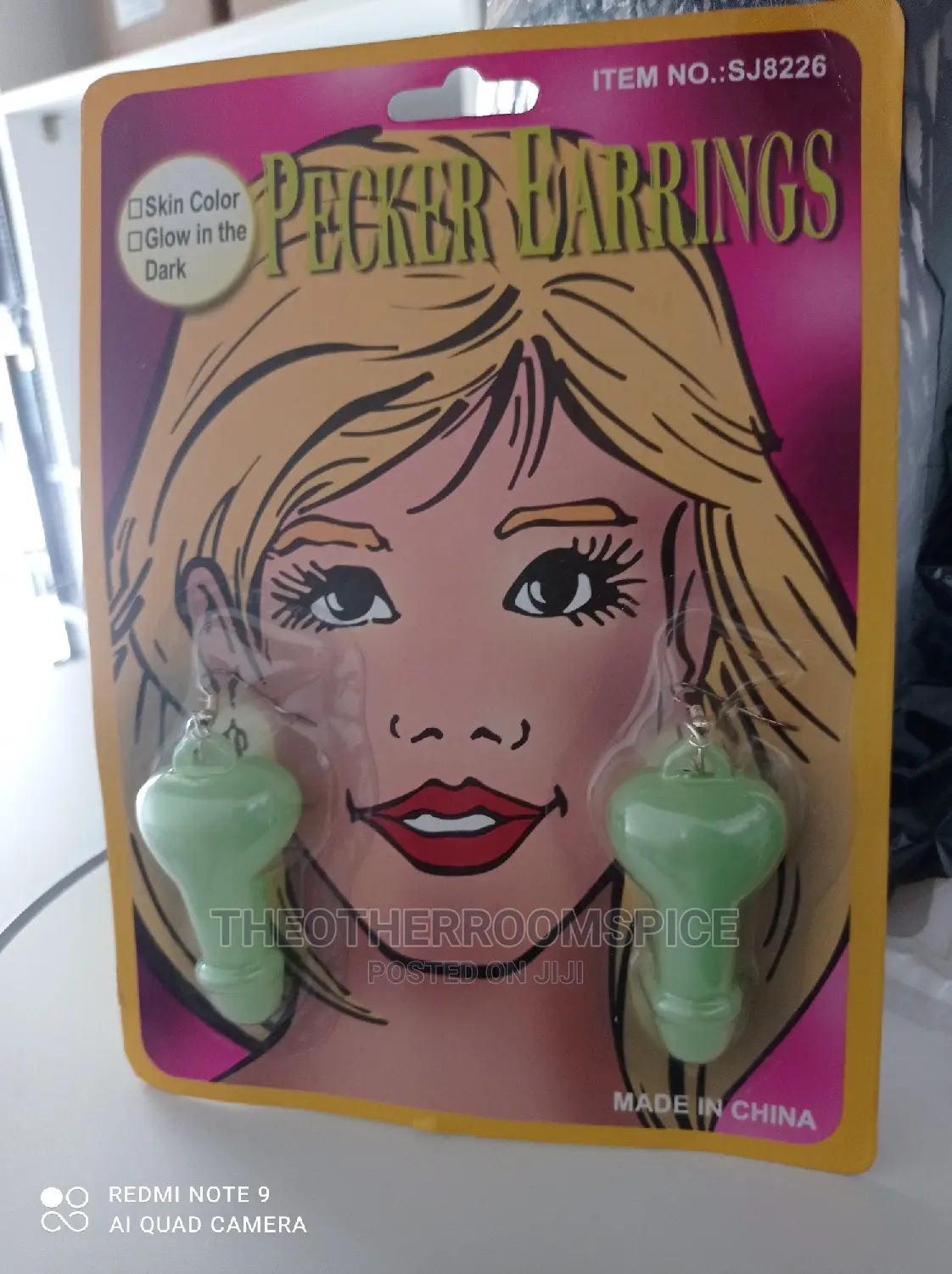Glow In The Dark Costume Earring