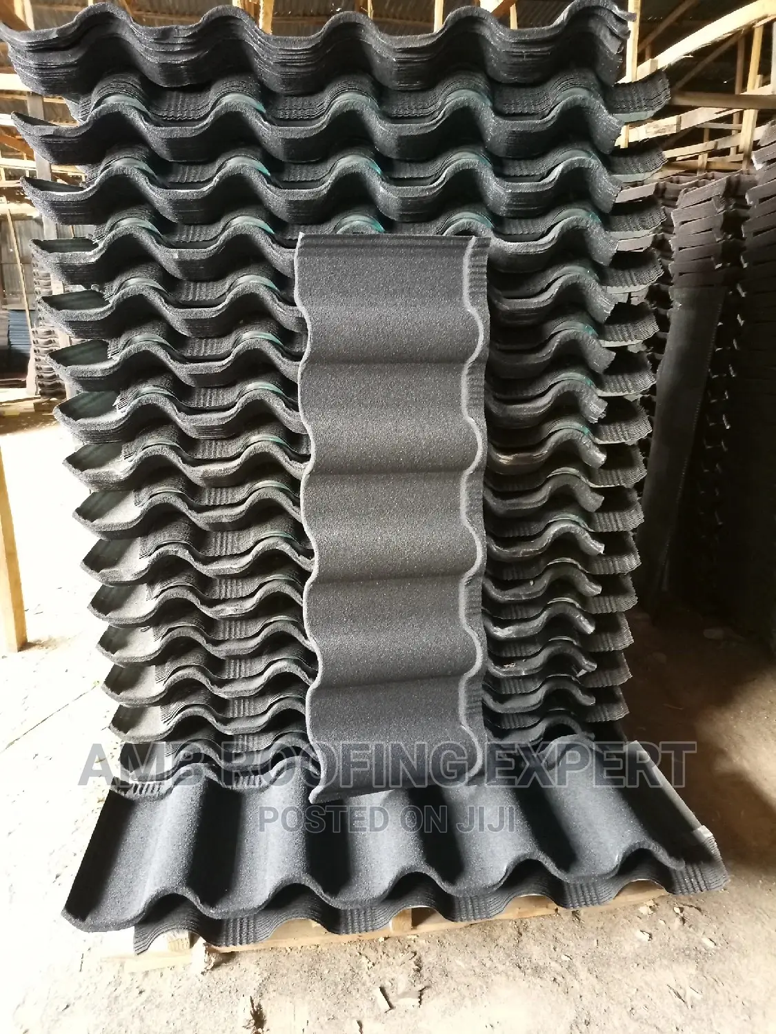 Amb Roofs Construction Stone Coated Roofingtiles Korea
