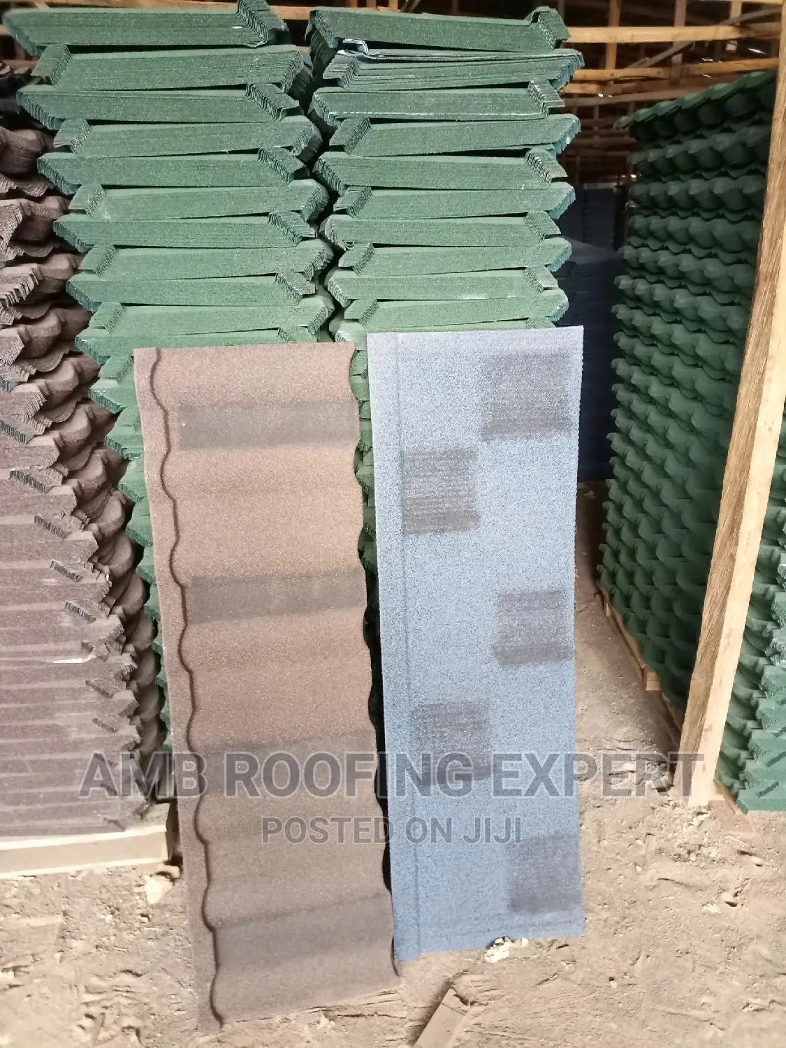 Amb Roofs Construction Stone Coated Roofingtiles Korea
