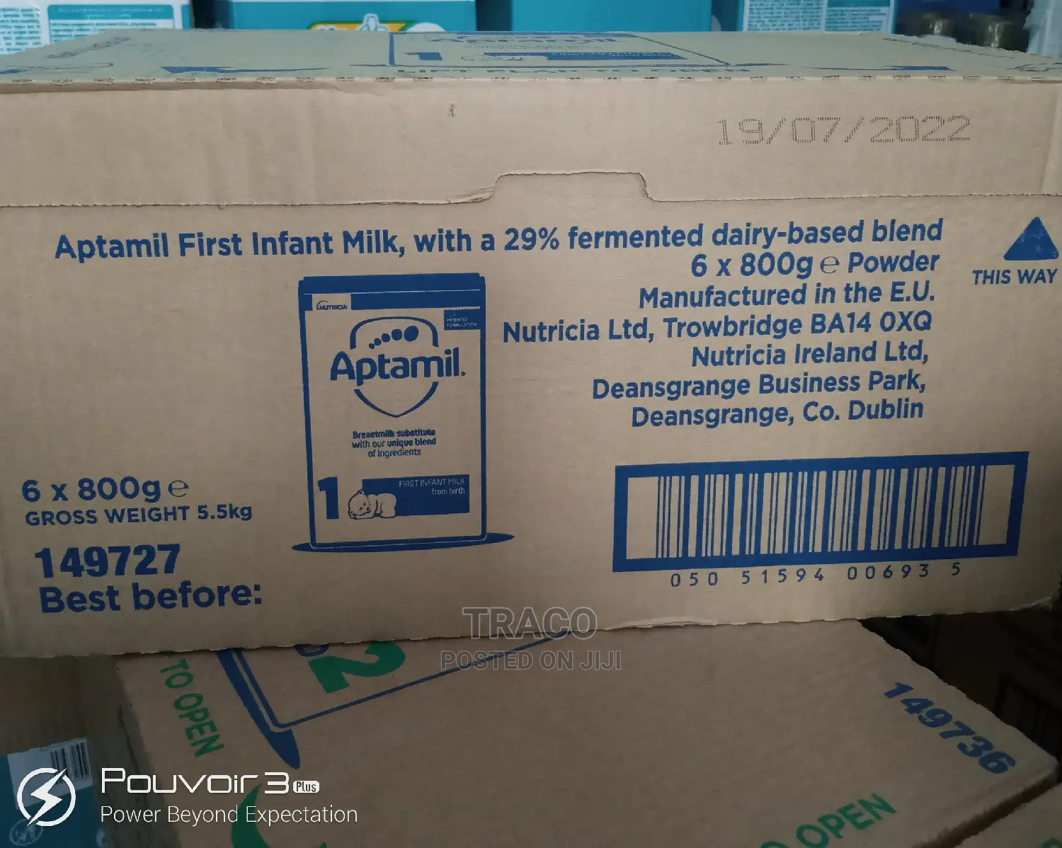 Aptamil First Milk Stage 1 Formula - 0-6 Months - 800g X 6