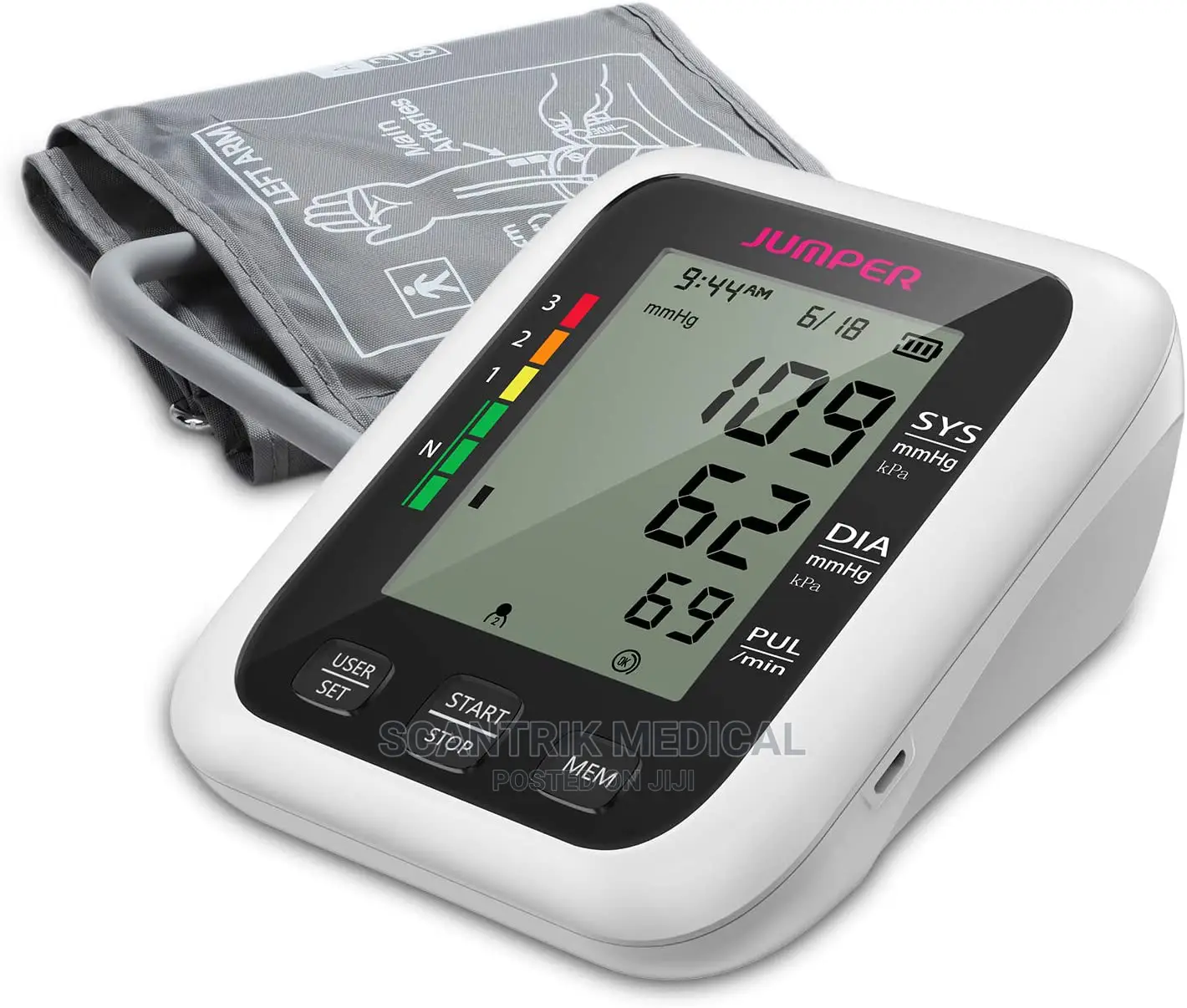 Electronic Digital Automatic Arm Blood Pressure Monitor