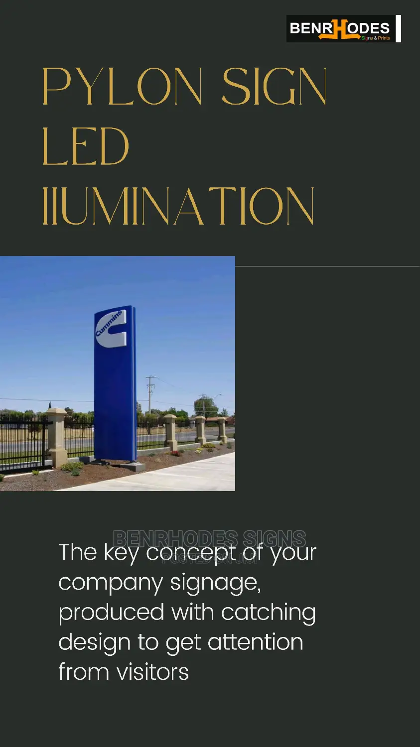 3D Pylon Sign