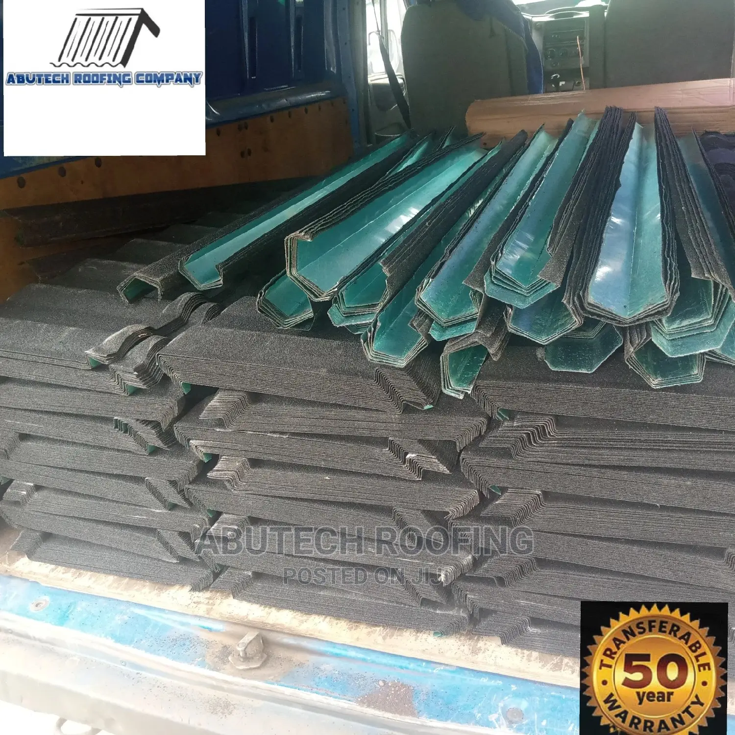Authentic Black Milano Roof Tiles