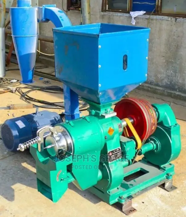 1(Ton) Rice Polisher Machine With Electric Motor.