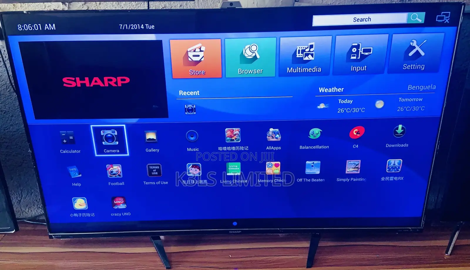 Sharp 55inch Smart Led Television