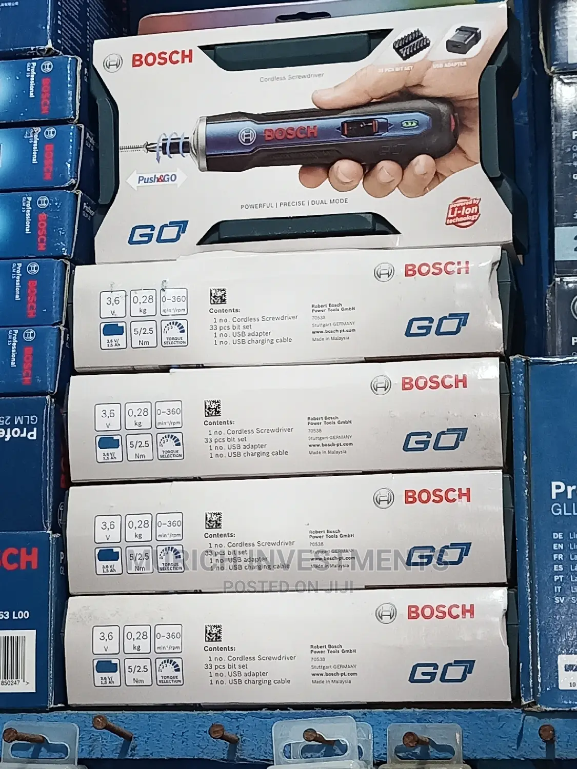 Go Cordless Screwdriver 3.6V