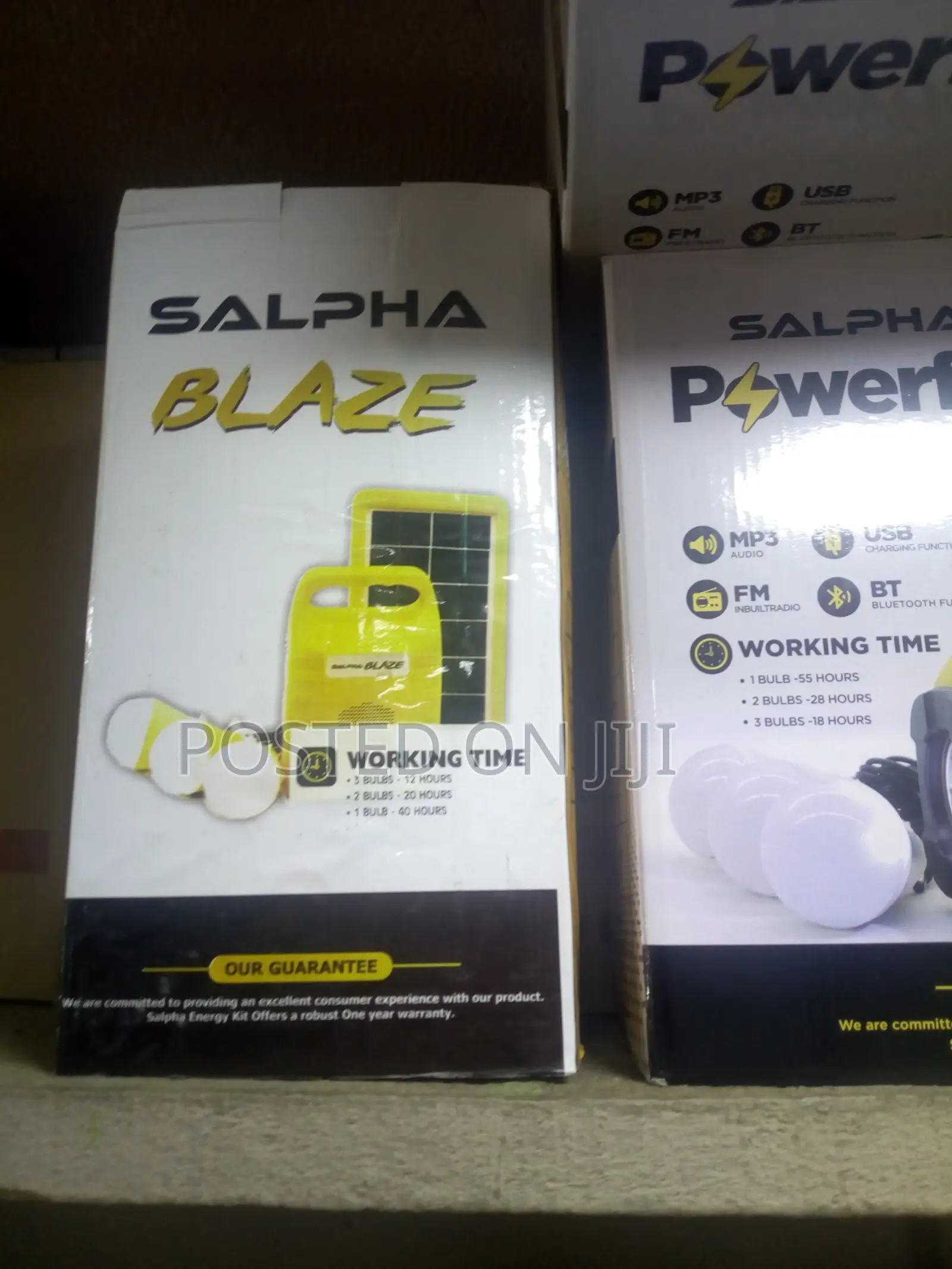 3 Lamp Solar Rechargeable Lamp