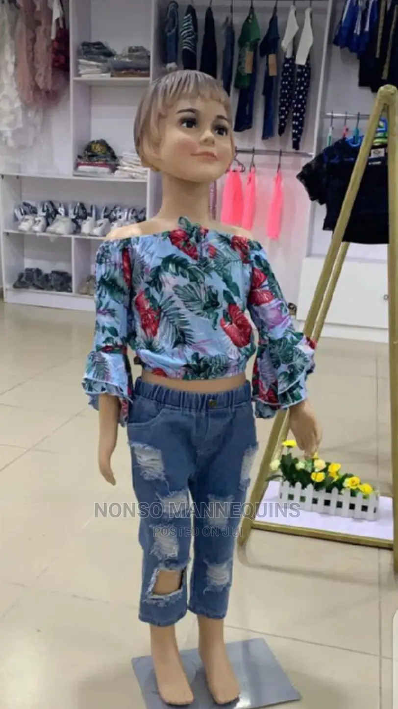 Pretty Face Female Plastic Display Children MANNEQUINS