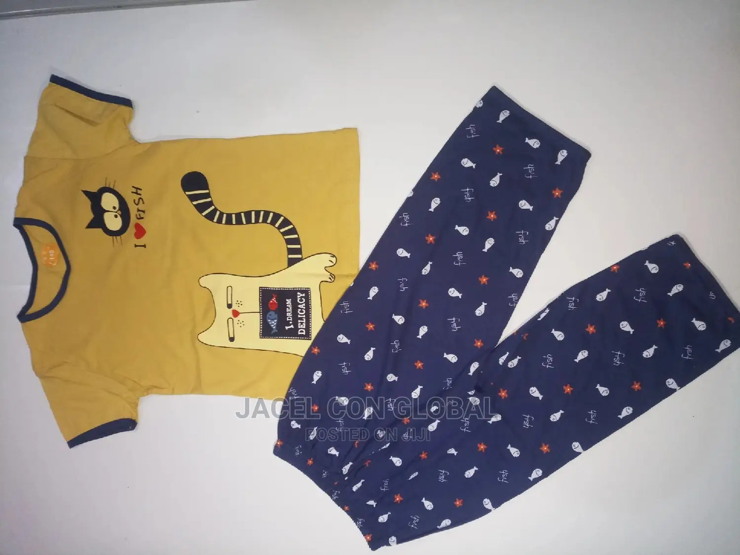 Kids Short Sleeve Shorts Nightwear (7-12yrs)