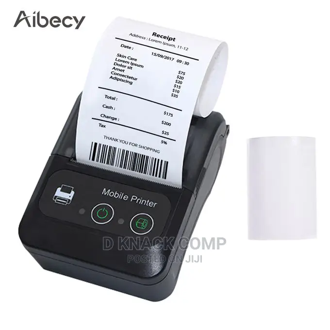 Mini Wireless Bluetooth Printer for Receipt and Labels