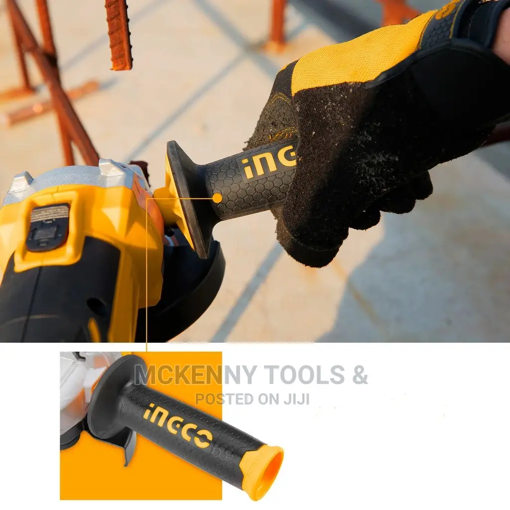 INGCO Lithium-Ion Angle Grinder With Brushless Motor
