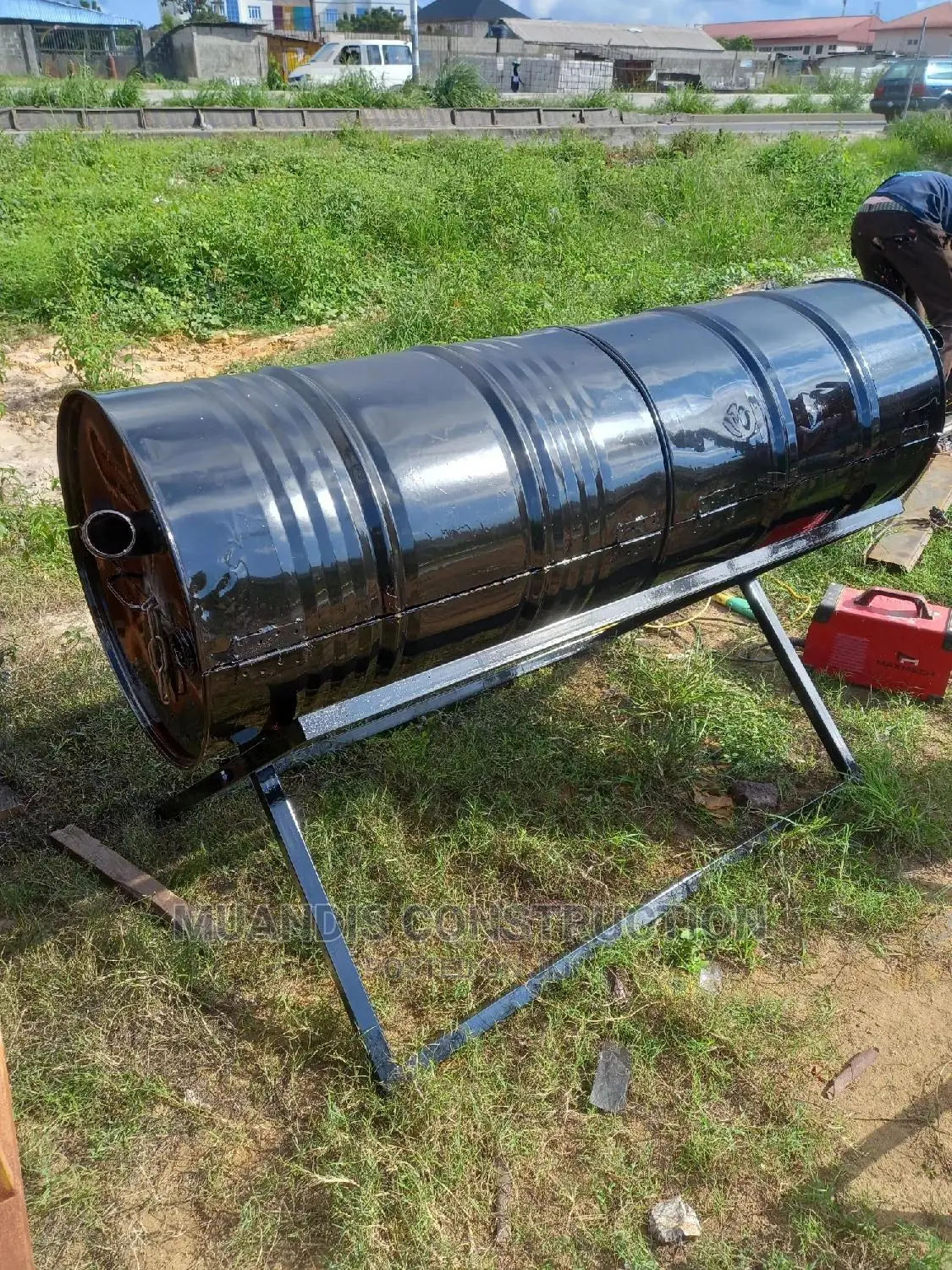 Quality Outdoor Charcoal Barbeque Grill With Oven