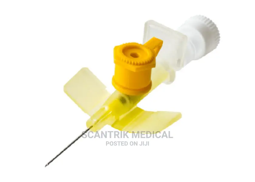 Safety I.V. Cannula With Injection Port and Wings
