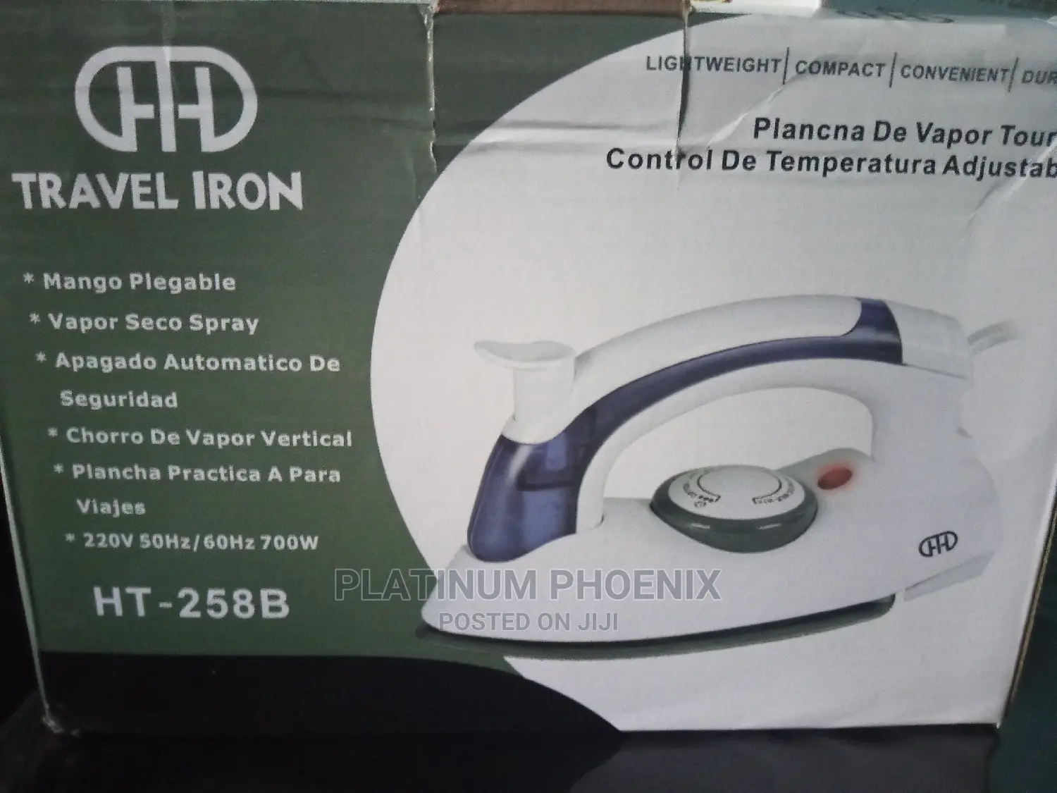 Foldable or Traveller's Pressing Iron