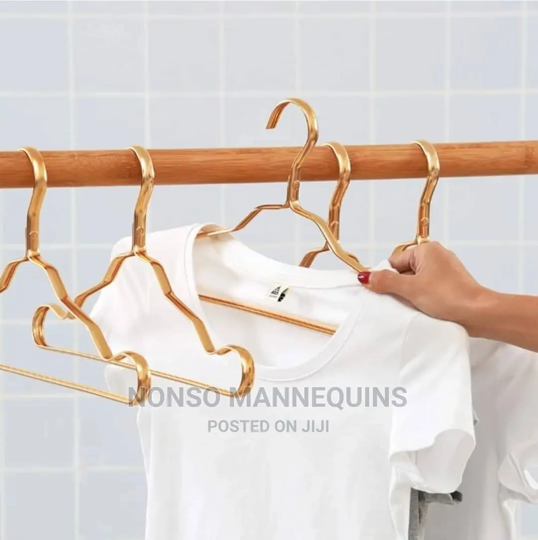 Super Classy Aluminum Gold Fancy Hangers