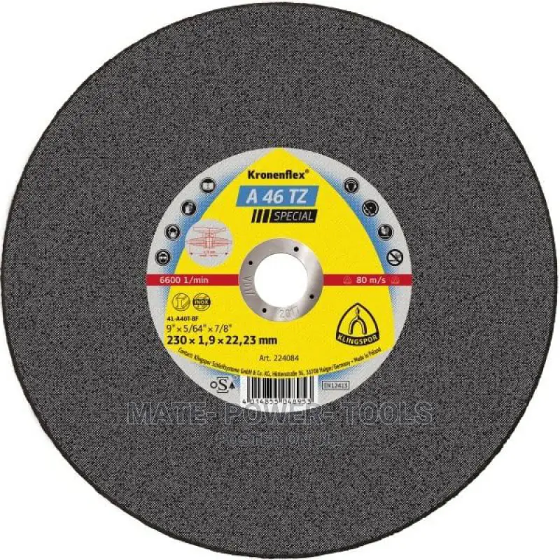 Kronenflex Cutting-Off Disc a 46 Tz Ger 230 X 22.23 X 1.9mm
