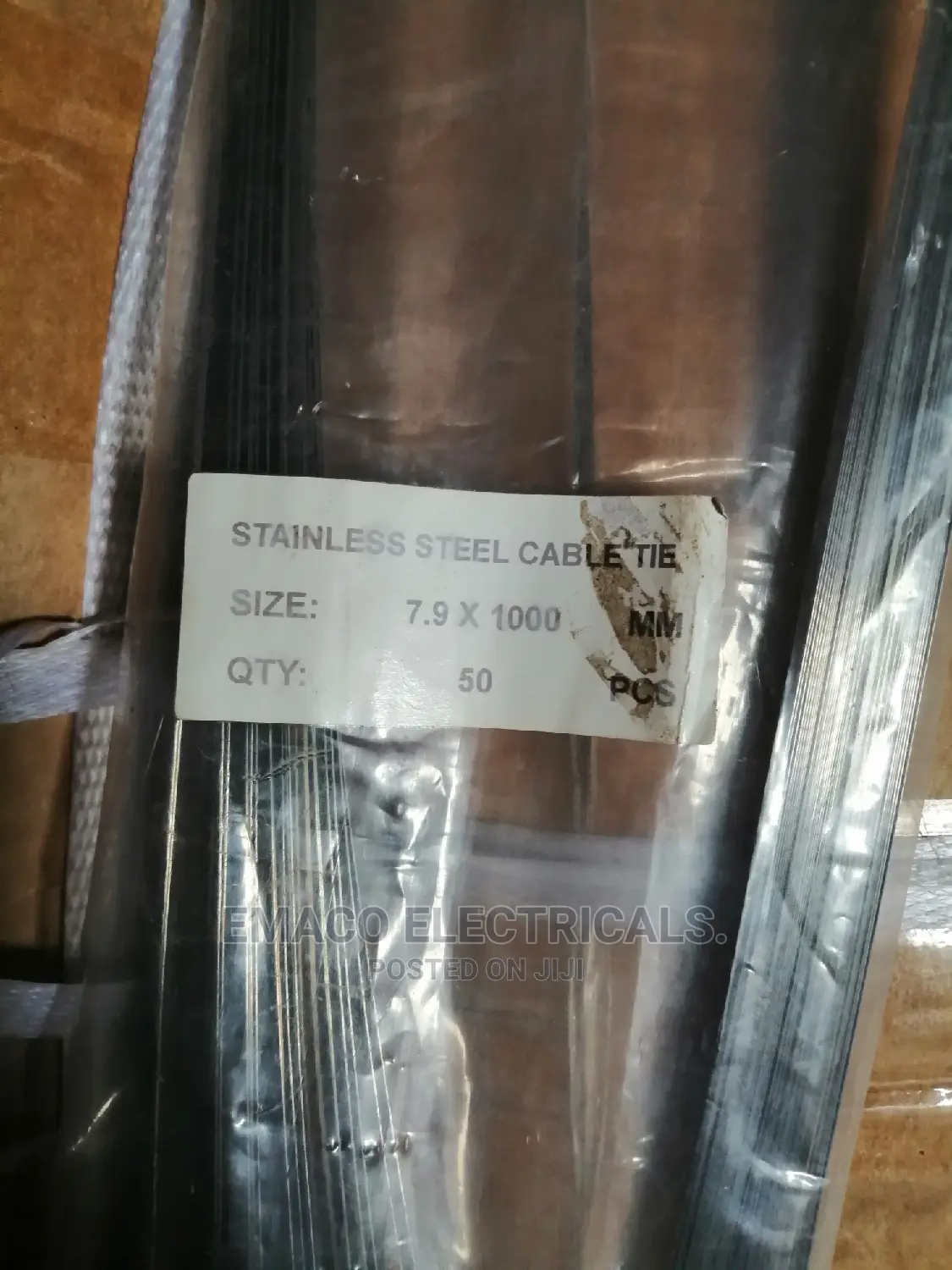 Stainless Steel Metal Cable Tie 1000mm X 7.9