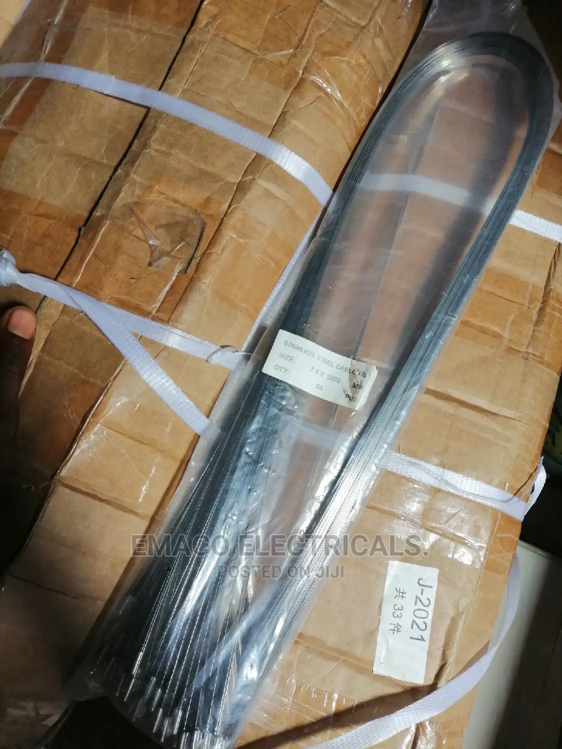 Stainless Steel Metal Cable Tie 1000mm X 7.9