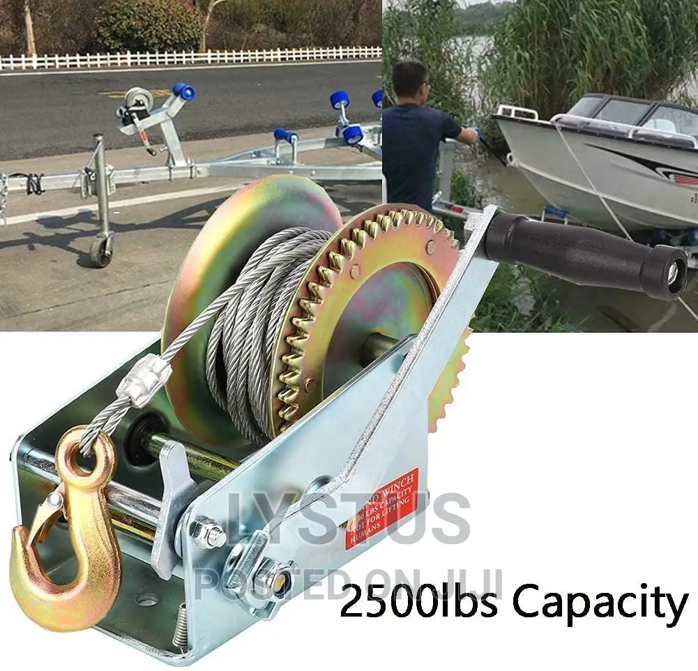 Hand Winch 2500 LBS All Purpose Winch