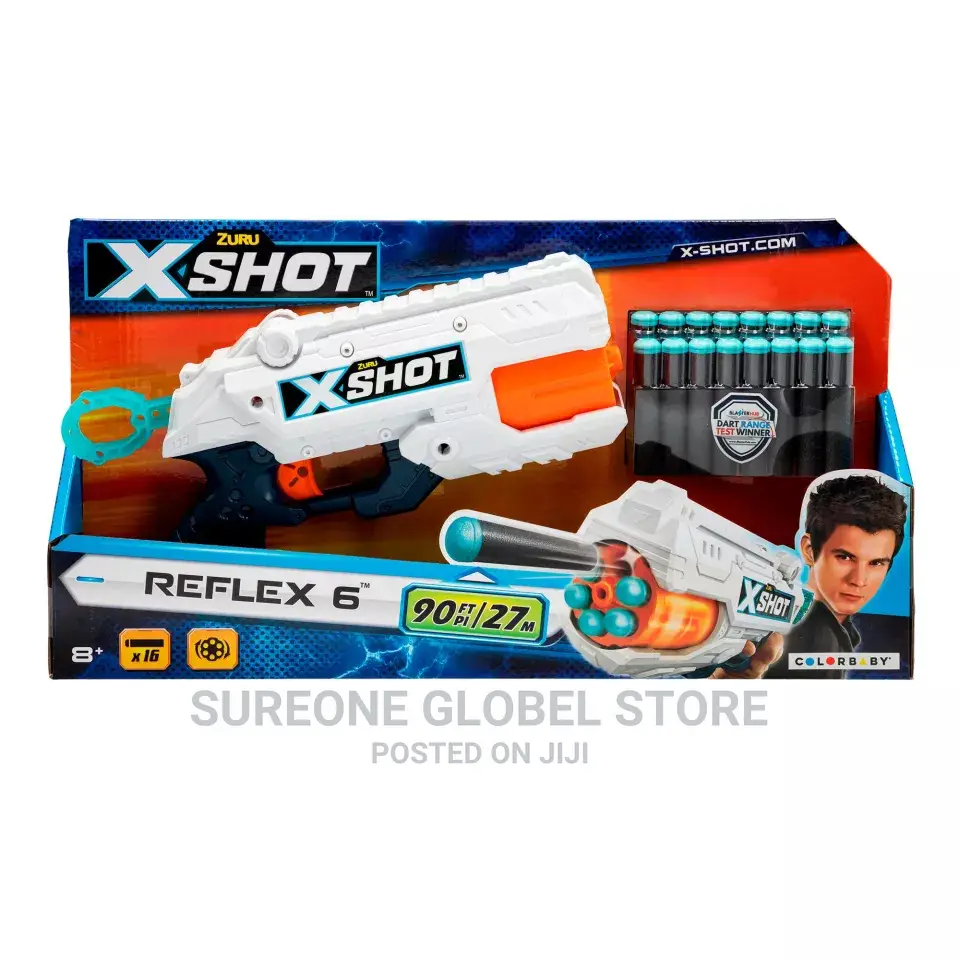 Gun Darts Rubber Foam Reflex X-Shot Excel Toy