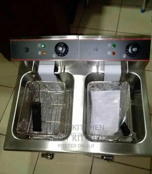Double Pan Electric Deep Fryer