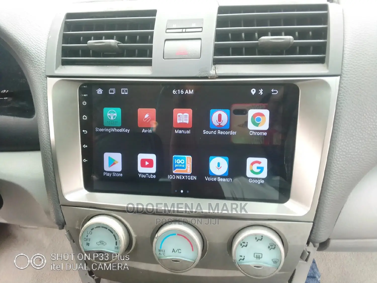 Toyota Camry 0(10)0/11 Android DVD Navigation System Camera