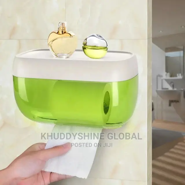 Waterproof Toilet Paper Holders Strong Suction Cup Tissue