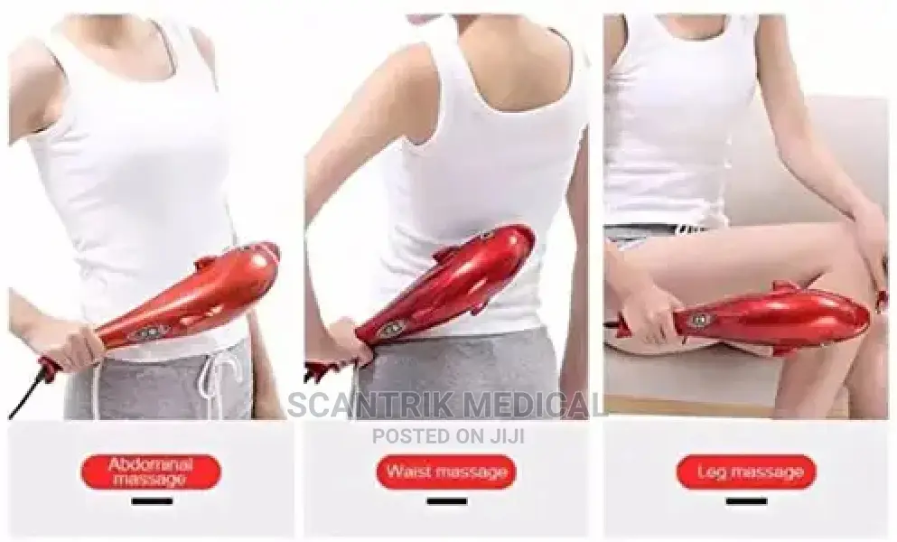 Dolphin Handheld Body Massager, for Pain Relief