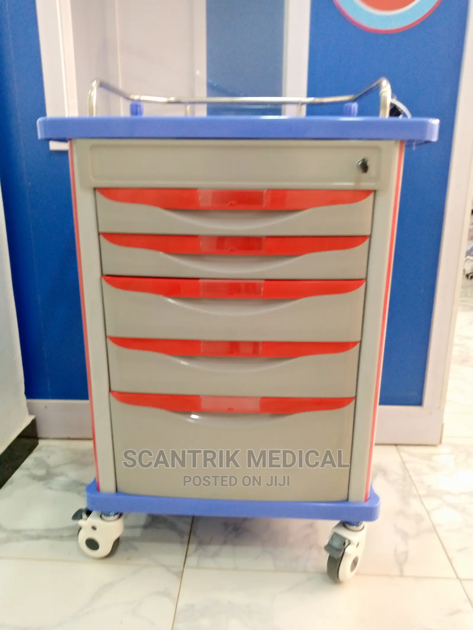 Hospital Equipment Medical Cart Emergency Trolley