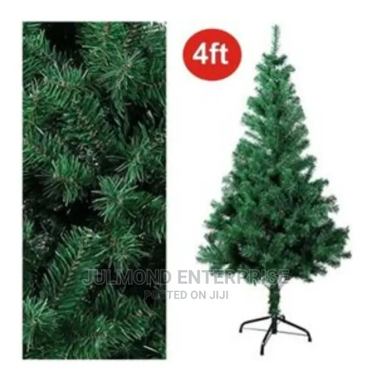 6ft Xmas Tree + Colour Led Lights + Balls for Decoration