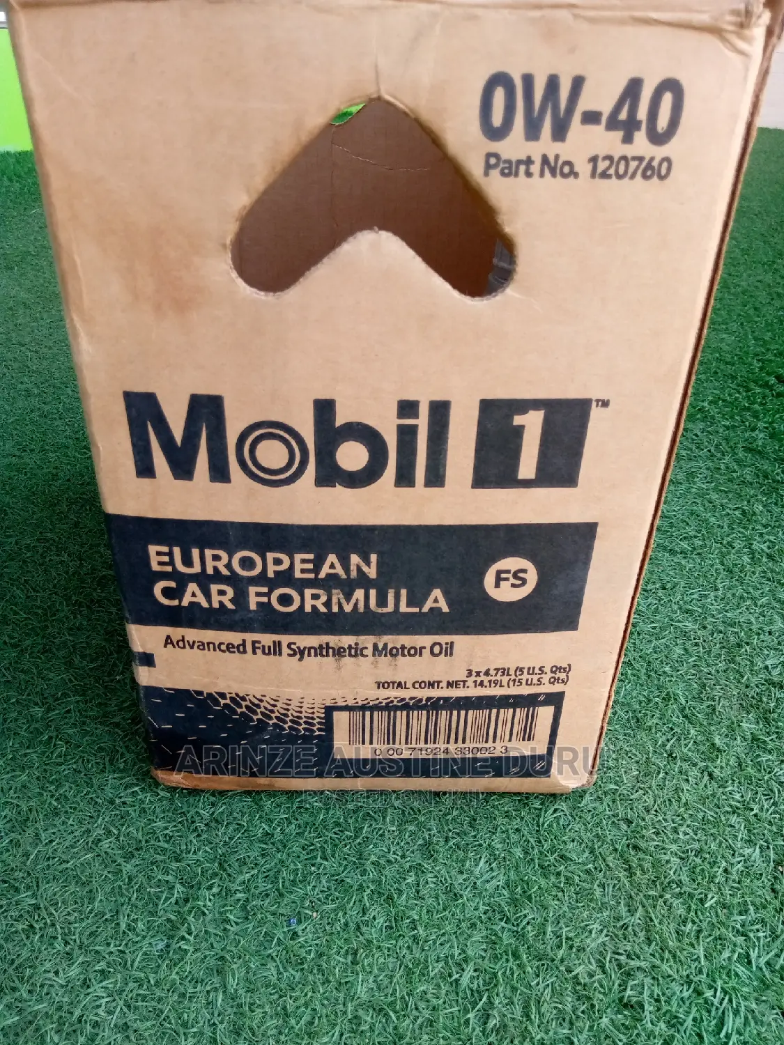 Mobil 1 Full Synthetic0w-40, 1liter.