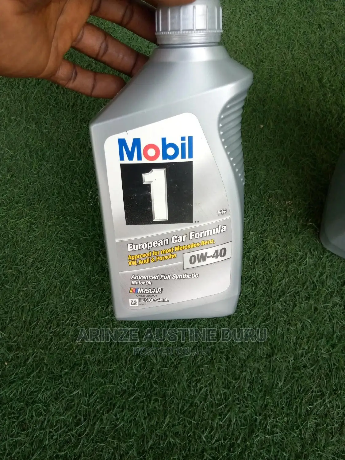 Mobil 1 Full Synthetic0w-40, 1liter.