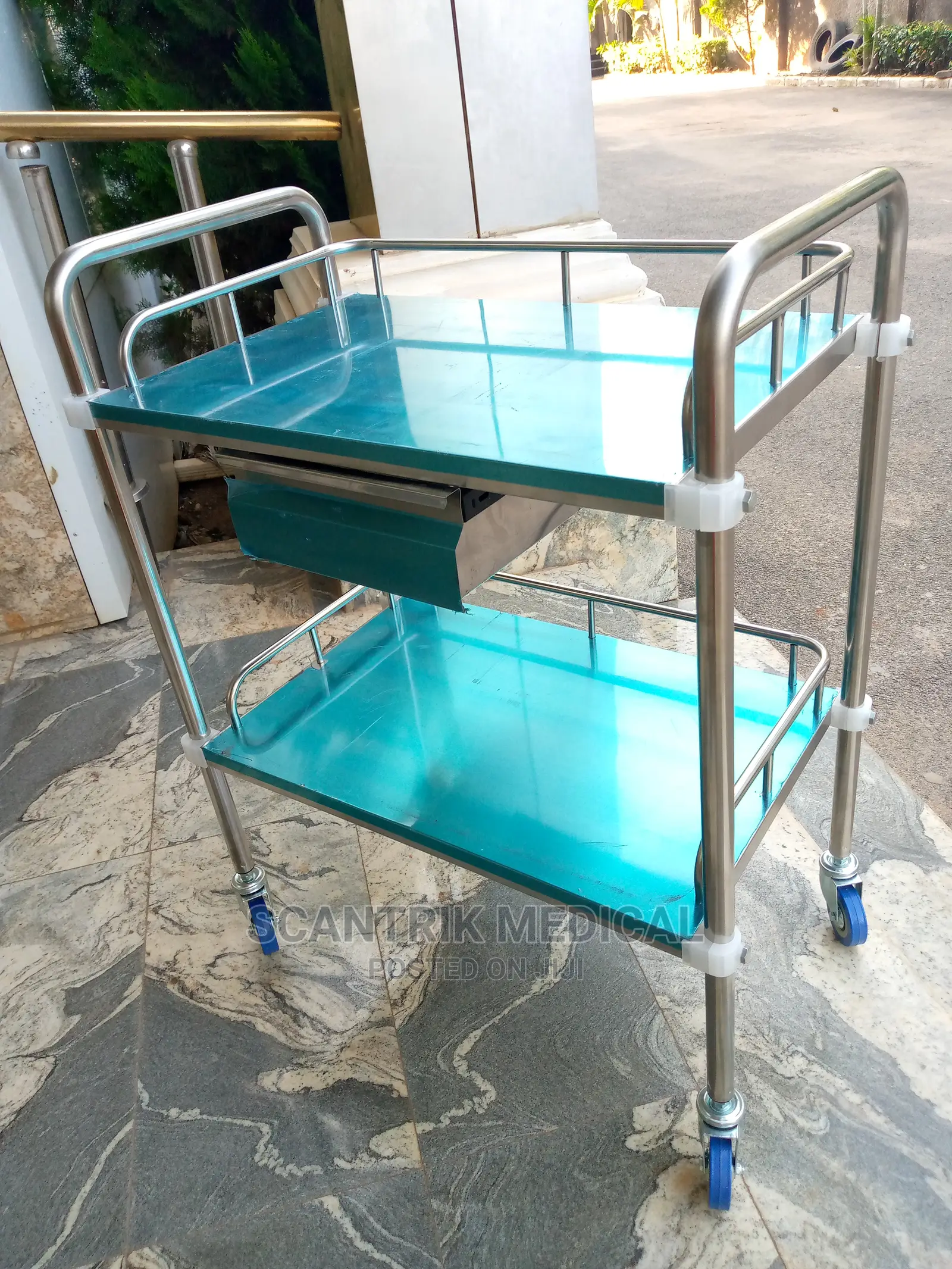 Stainless Steel Dressing Trolley