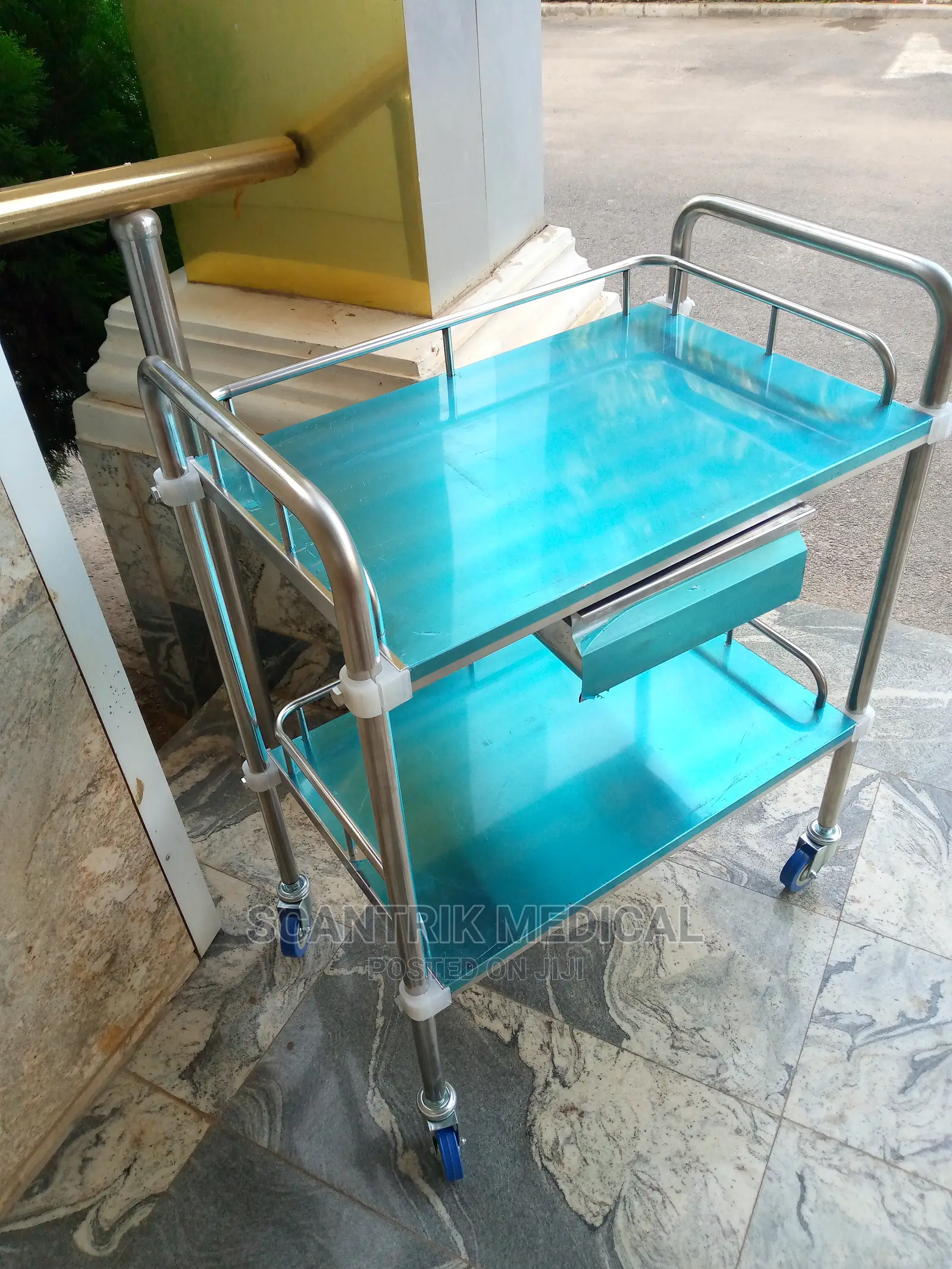 Stainless Steel Medical Trolley