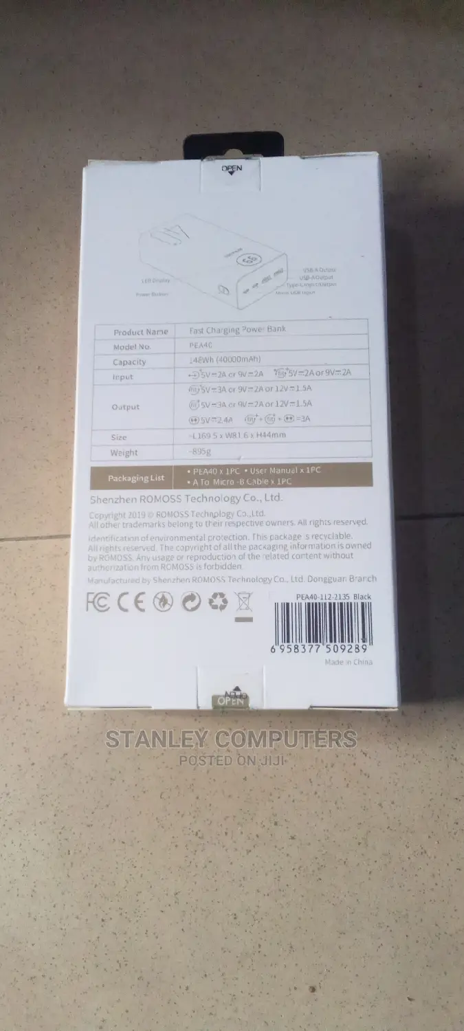 Romoss 40000hm Power Bank