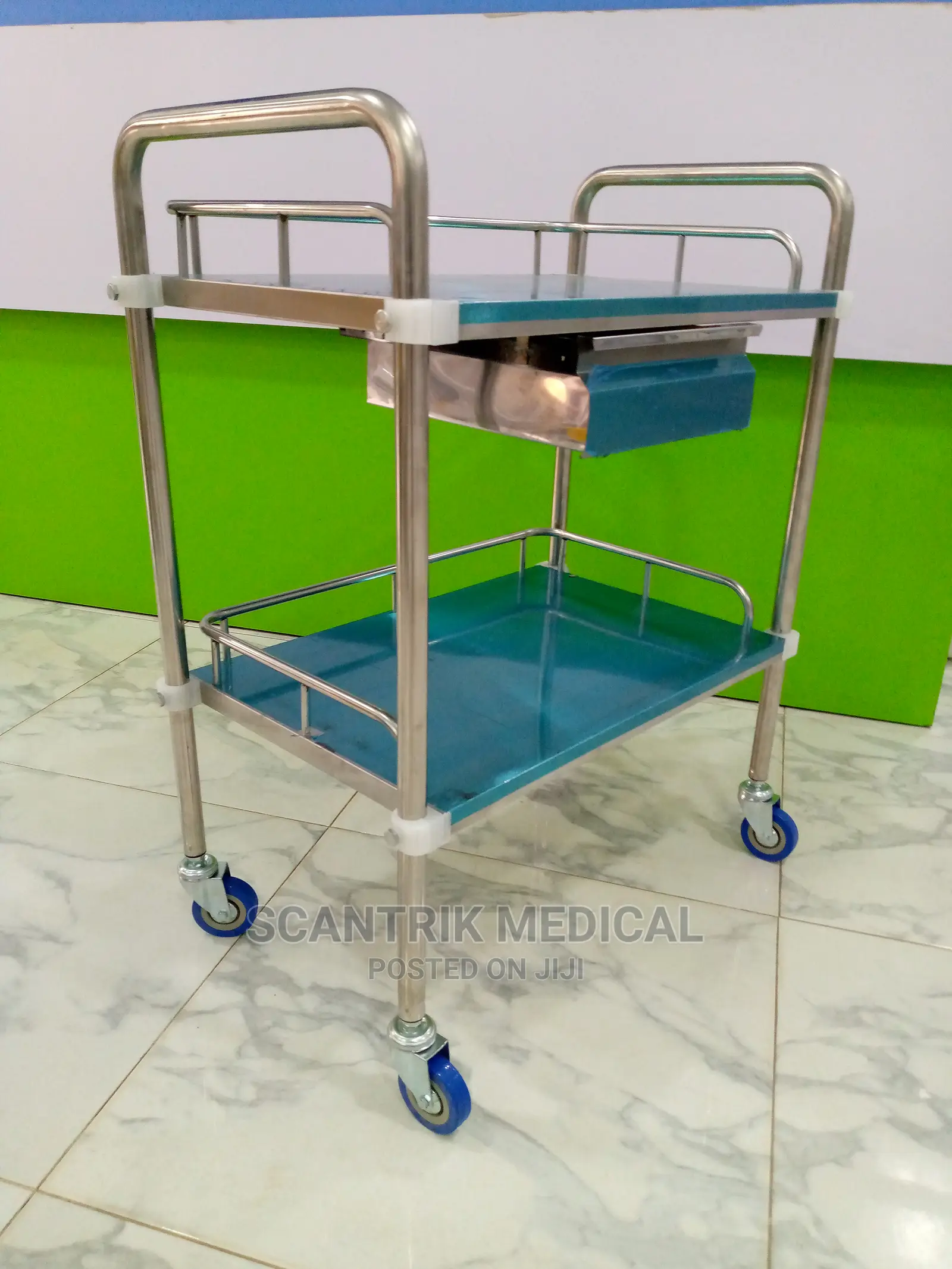 Two Shelf Lab Trolley