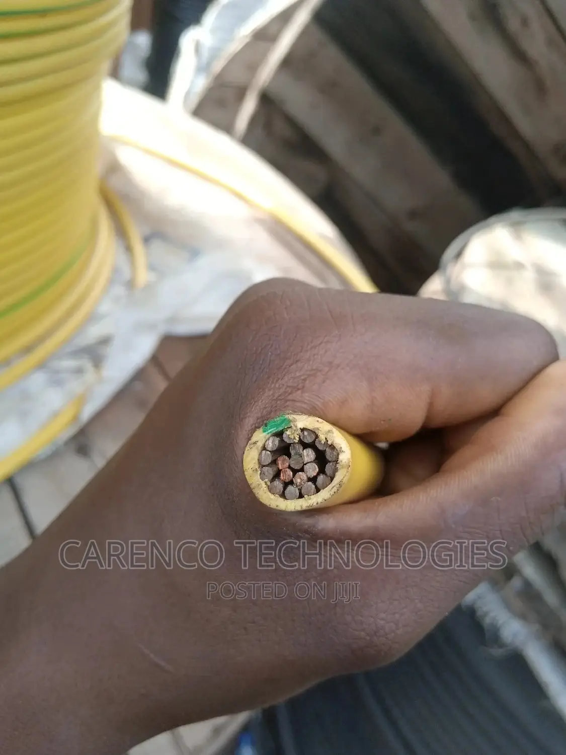 95mm 1core Single Cable,( Green and Yellow)