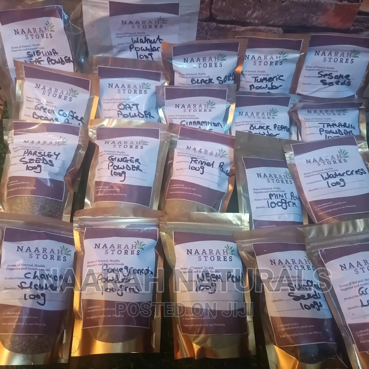 Flaxseed/Hulled Sesame/ Coriander Seeds - 1kg