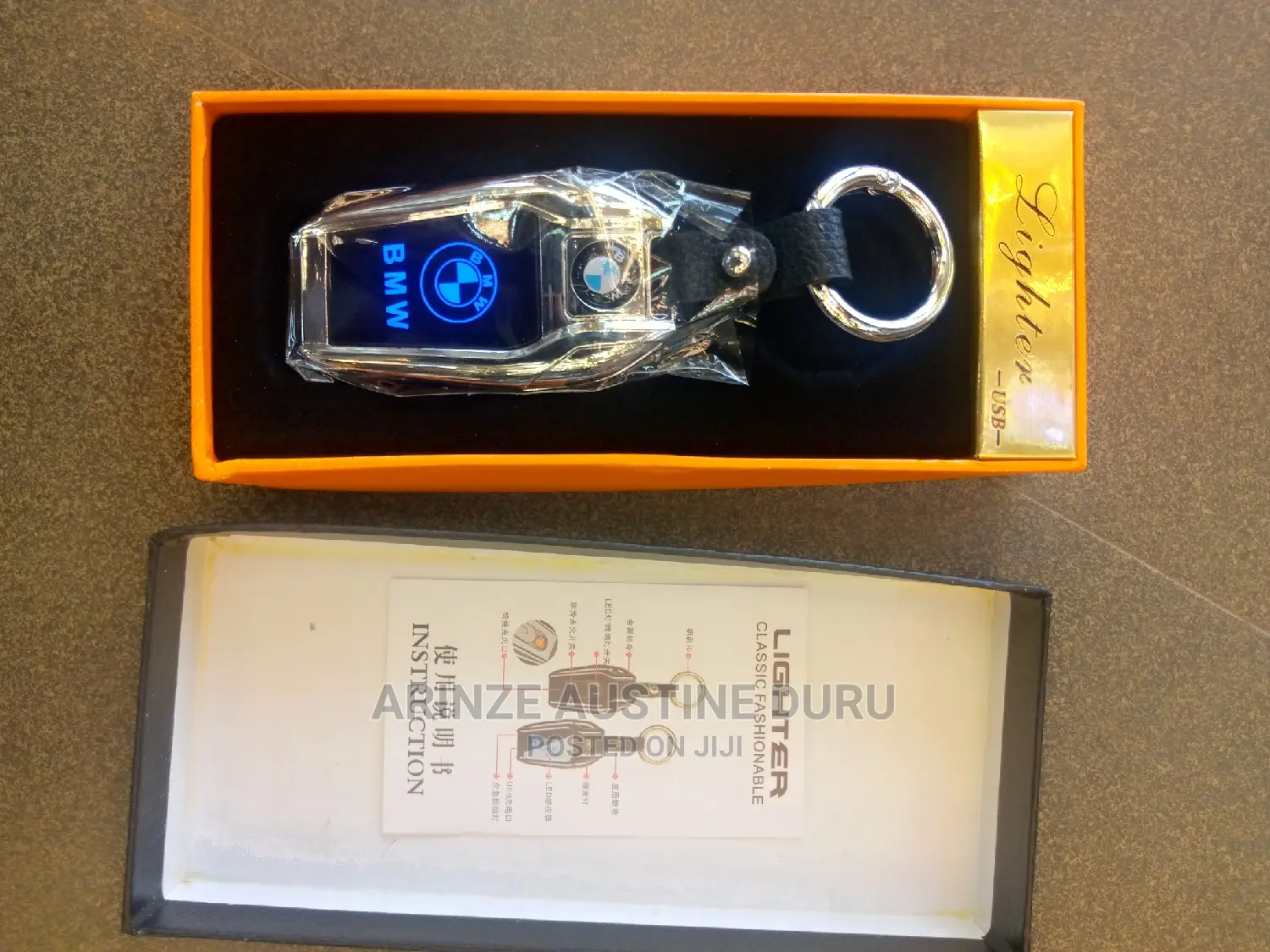 Lighter LED BMW Car Key Holder