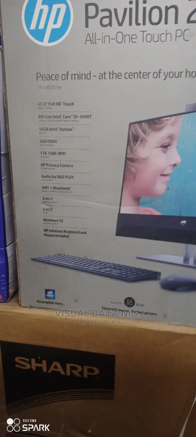 New Desktop Computer HP Pavilion 24 4GB Intel Core I5 1T