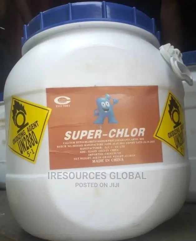 Calcium Hypochlorite (Chlorine Powder) 70% 45kg Drumr