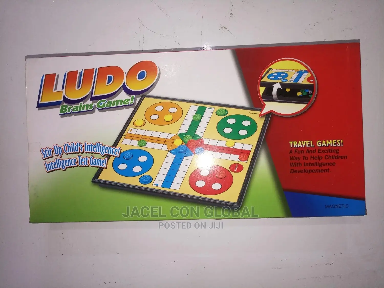 Ludo Board Game (Magnectic Travel Design)
