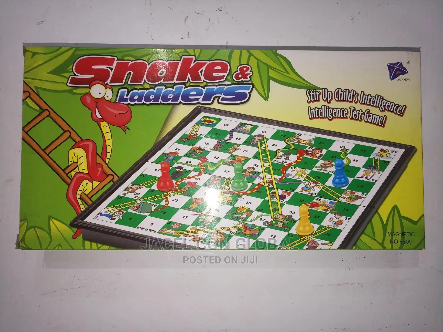 Snake Ladder Board Game (Magnectic Travel Friendly)