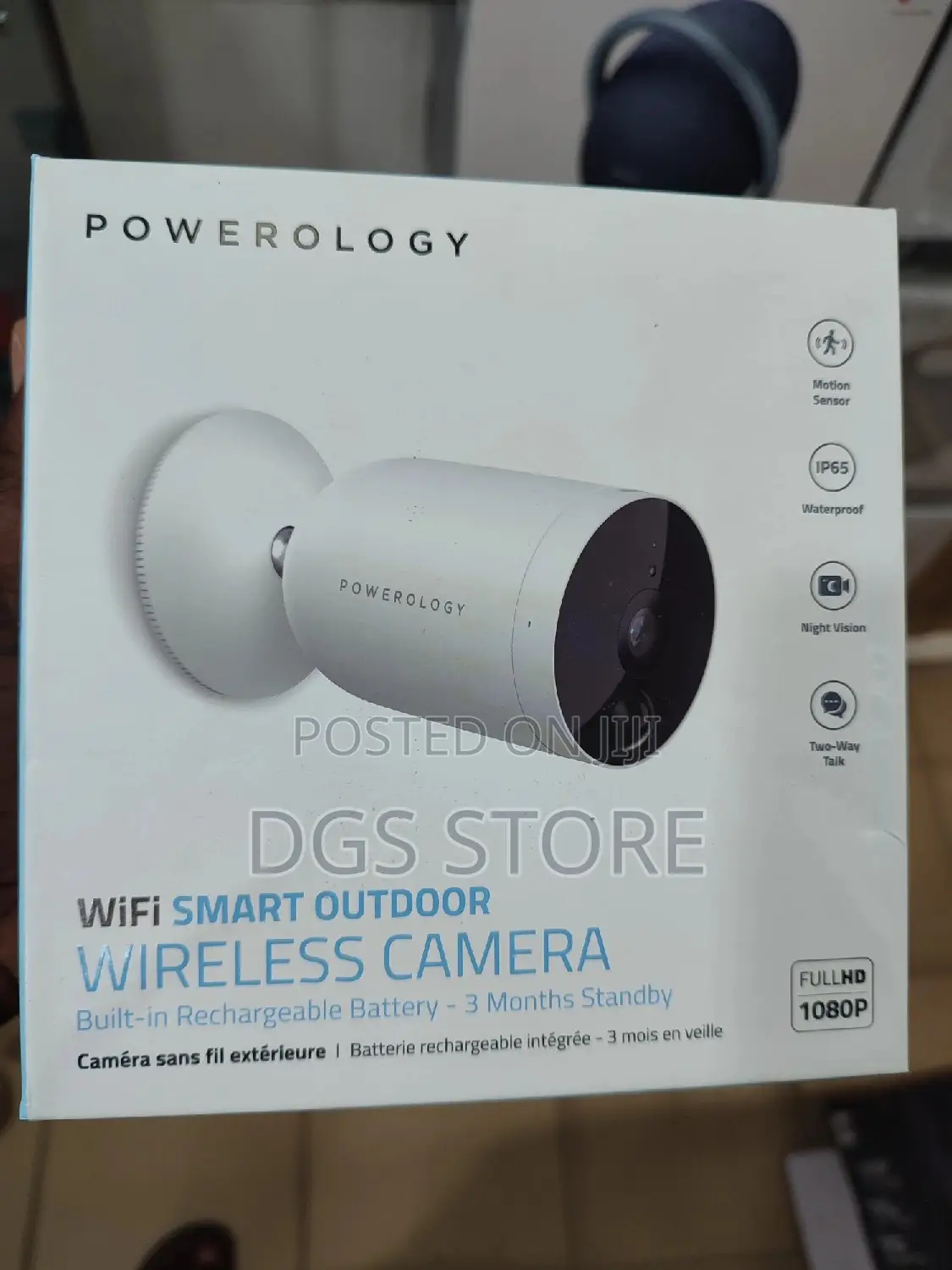 Powerolgy Wifi Smart Outdoor Wireless Camera Full HD 1080p