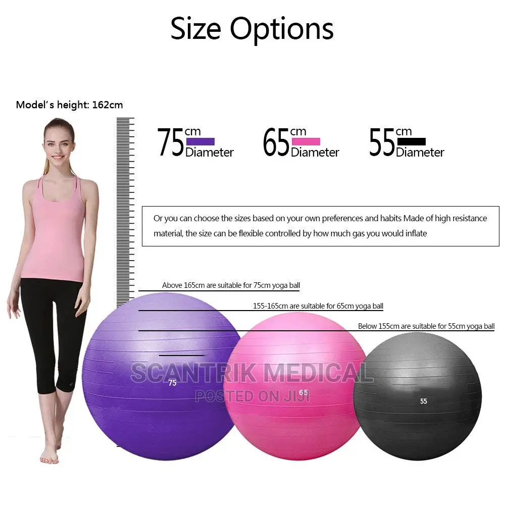 Yoga Ball Thickened Stability Balance Ball Pilates Physical