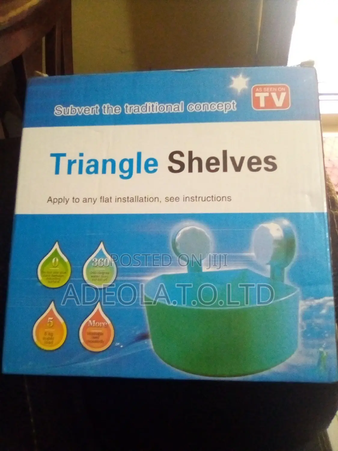 Triangle Bathroom Shelves