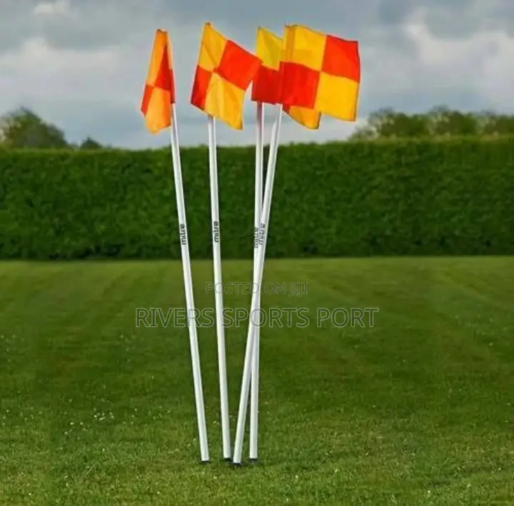 Deluxe Corner Flag With Springs Set of 4. Brand New