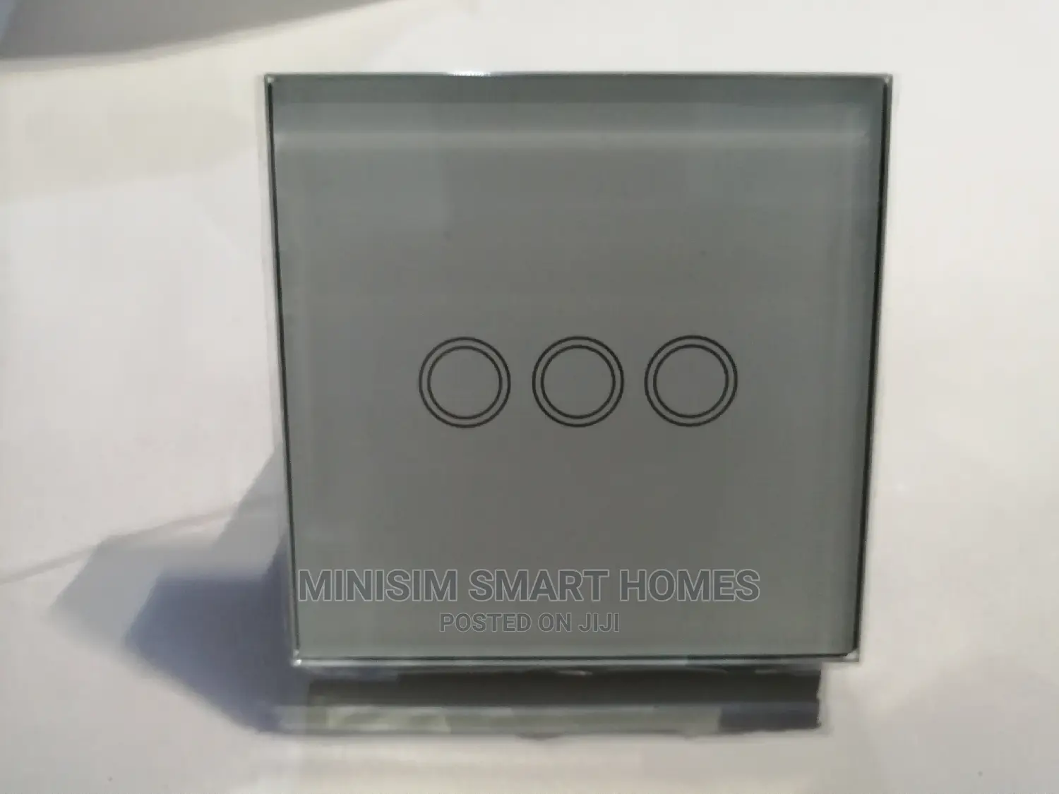 3 Gang Smart Wi-fi Switch - Luxury Crystal Glass Panel
