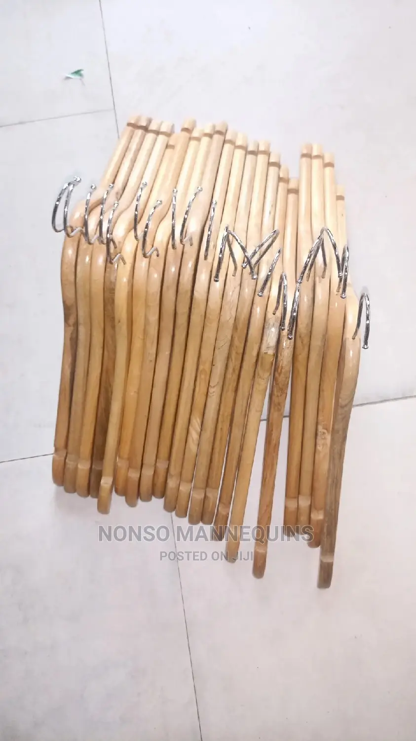 Foreign Imported Wooden Clothes Hangers Bundles